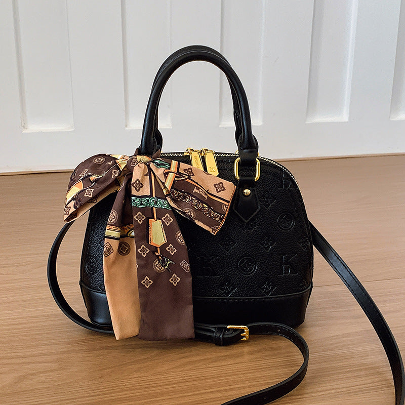 Women's Portable Shell Fashionable Soft Texture Embossed In Women's Shoulder Bag