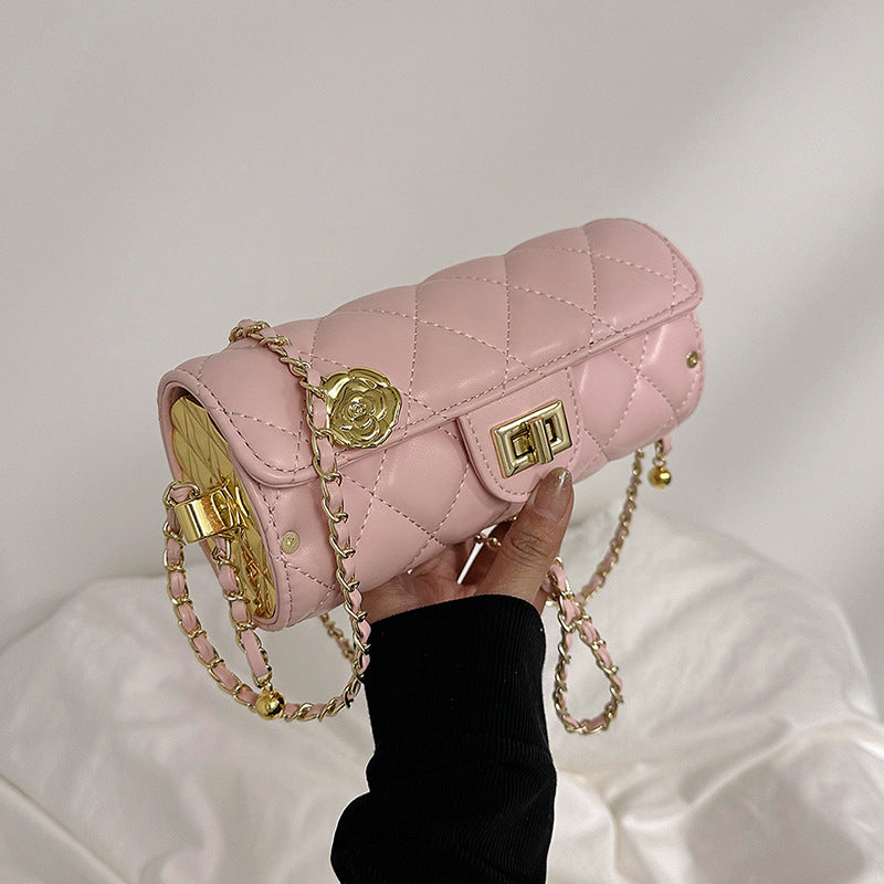 Classic Style Round Cylindrical Mini Versatile Phone Bags