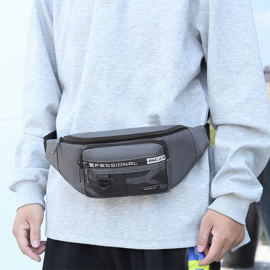 Men's Camouflage Simple Trendy Nylon Cloth Cash Men's Waist Packs