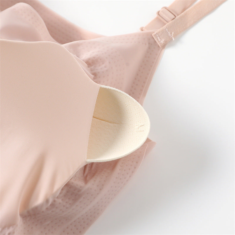 Women's Top Vest With Chest Pad Adjustable Shoulder Strap Bras