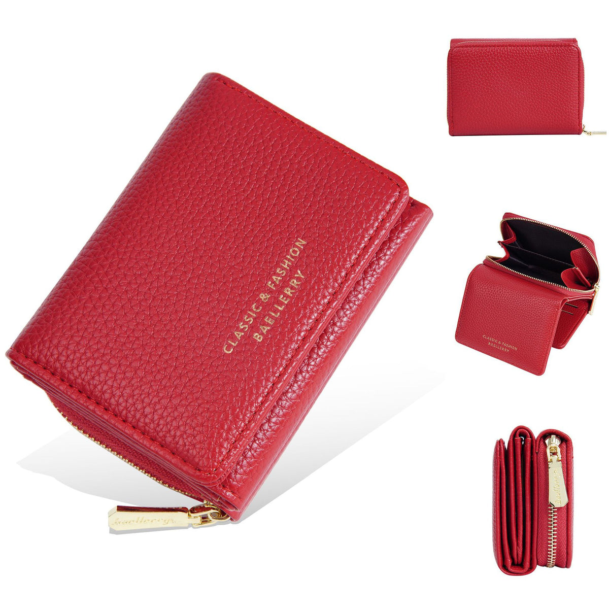 Women's Three Fold High Sense Multiple Slots Ladies Wallet