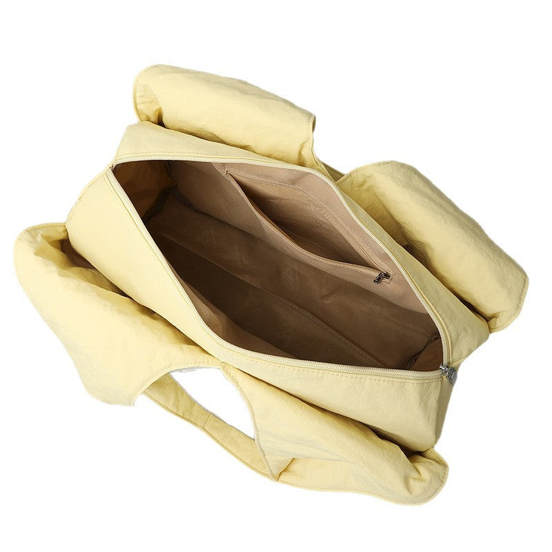 Large Capacity Canvas Female College For Class Women's Shoulder Bag