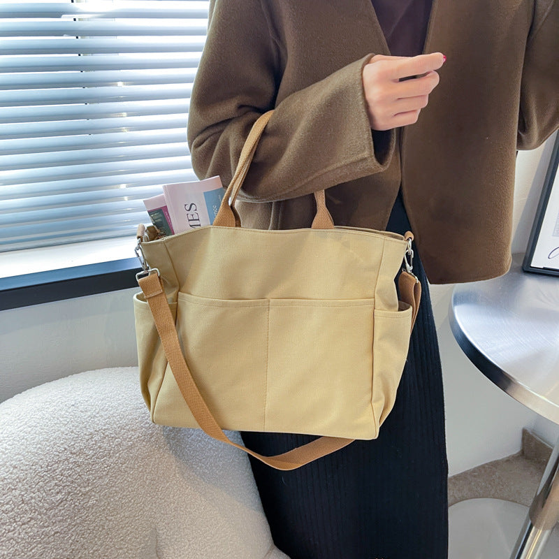 Women's Fashion Korean Style Cloth Simple Commute Women's Shoulder Bag
