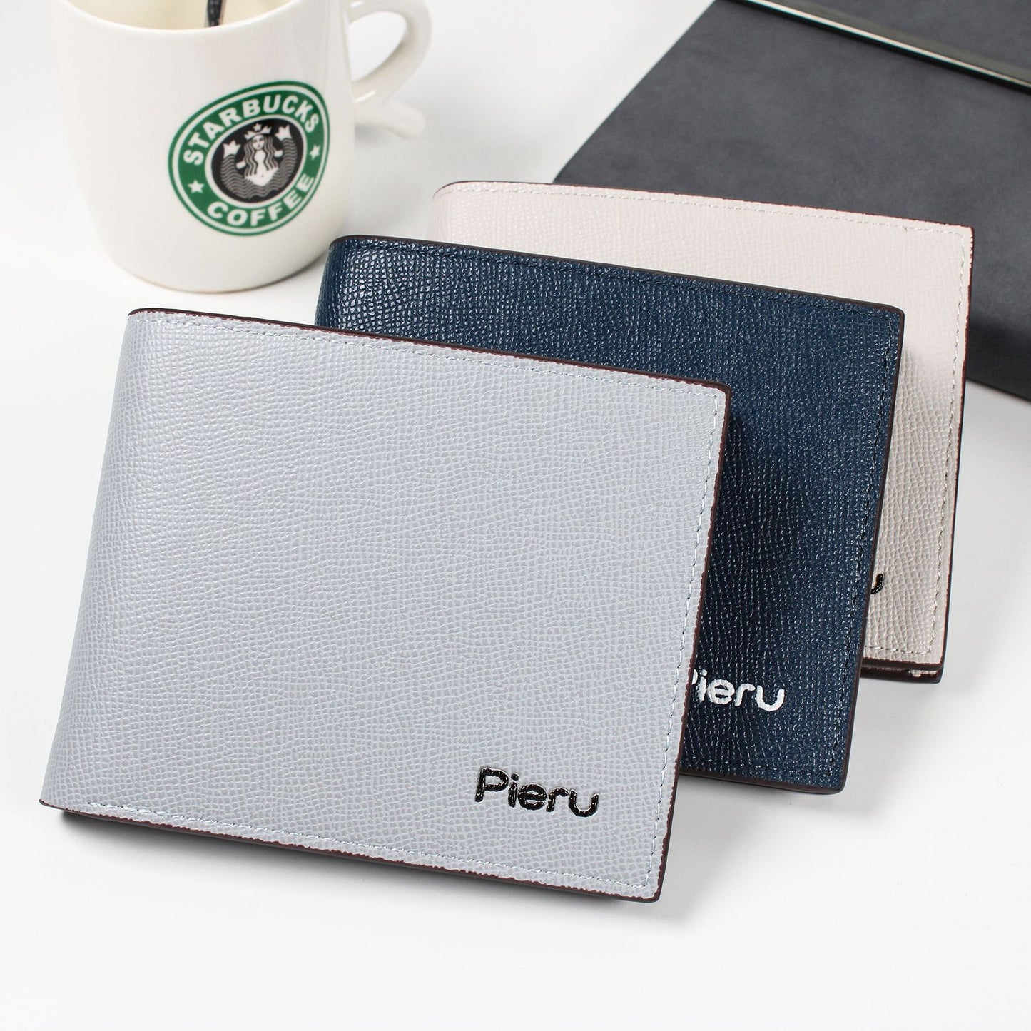 Men's Short Niche Simple Driving License Thin Coin Purses