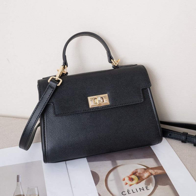 Cowhide Mini High Sense Dinner Wedding Genuine Leather Kelly Second Bags