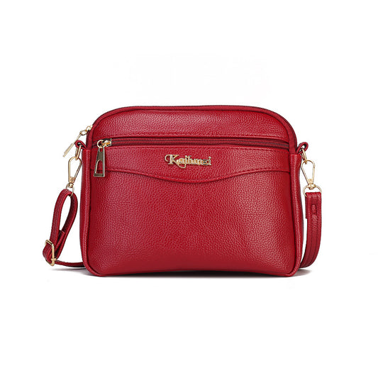 Women's Korean Running Mother Soft Leather Fashion Shoulder Bags