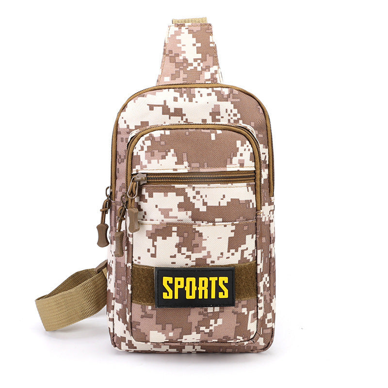 Men's Oxford Cloth Camouflage Waterproof Hard-wearing Large Men's Chest Bags