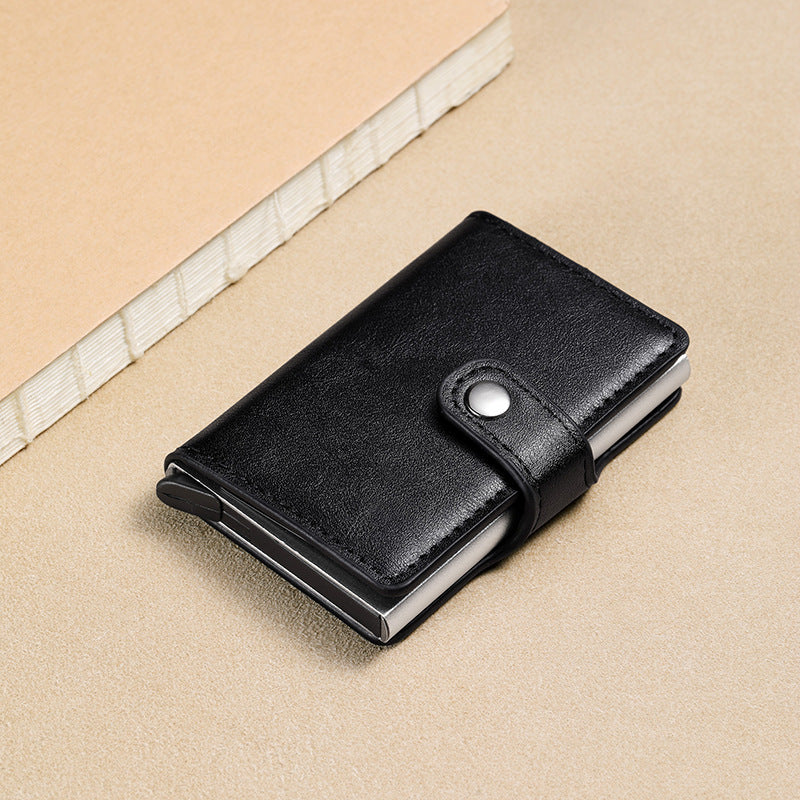 Women's & Men's & Metal Automatic Pop-up Cassette Good-looking Card Holder