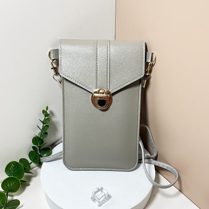 Pretty Touch Screen Lady's Large Capacity Phone Bags