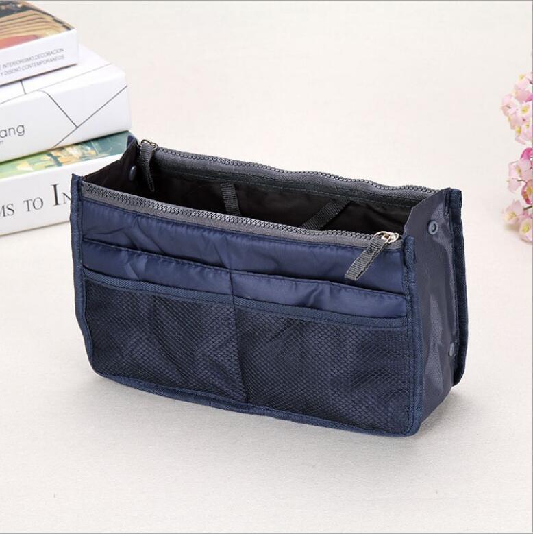 Medium Large Portable Double Zipper Wash Organizing Storage Makeup Bag