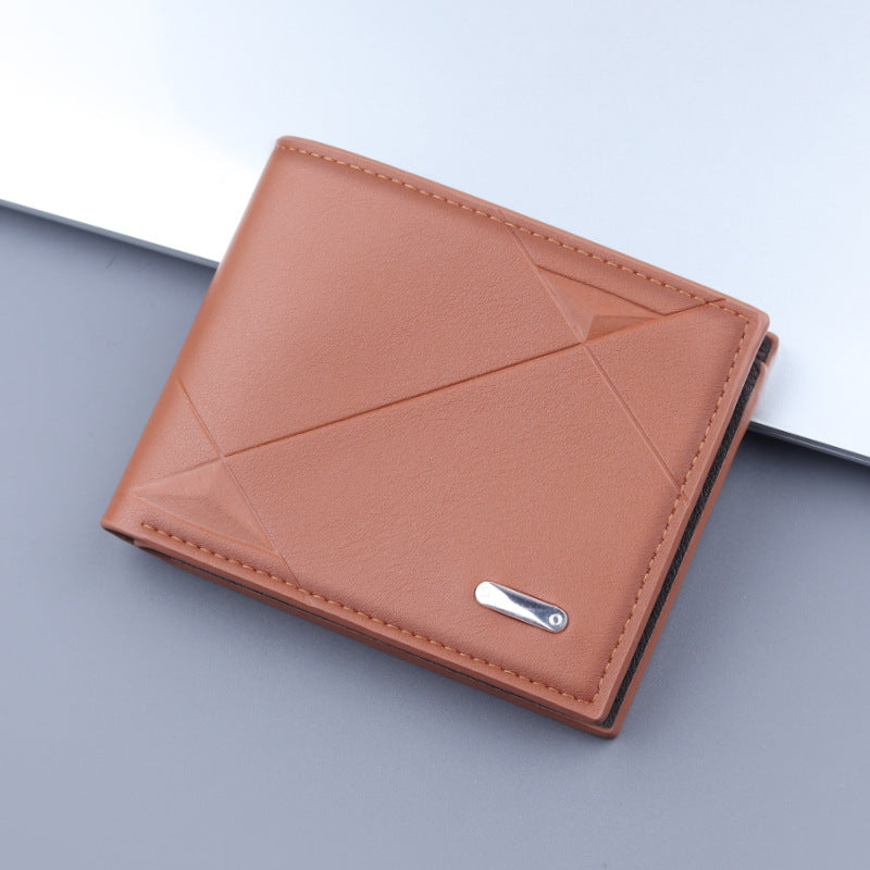 Men's Short Integrated Folding Large Capacity Men's Wallets