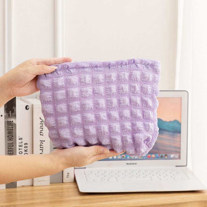Cloud Portable Large Capacity Canvas Storage Cosmetic Bags