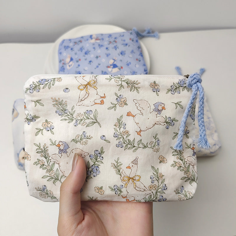 Korean Style Fresh Portable Mini Buggy Cosmetics Cosmetic Bags