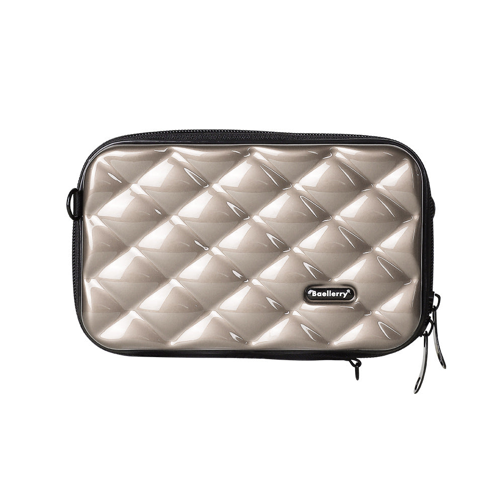 Beautiful Women's Suitcase Hard Shell Storage Cosmetic Bags