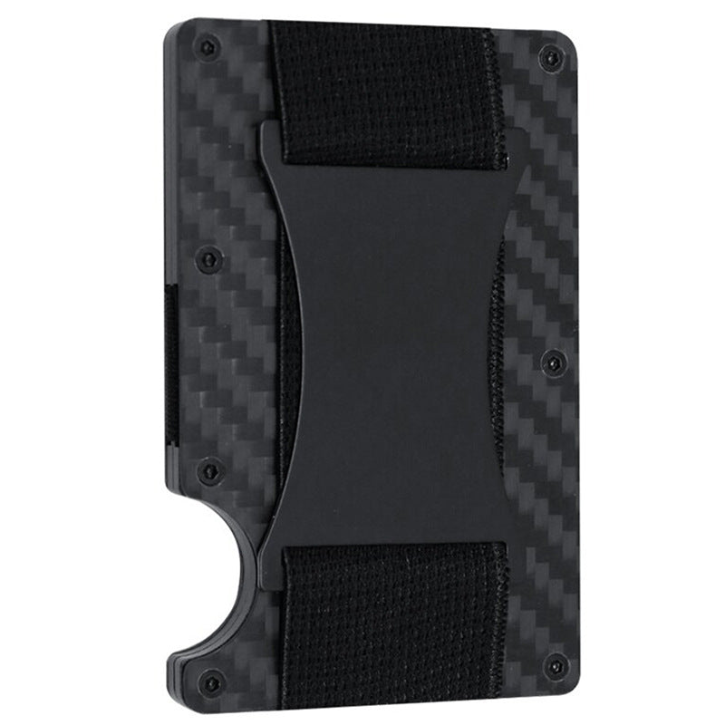 Metal Carbon Fiber Swiping Blocking Technology Card Holder