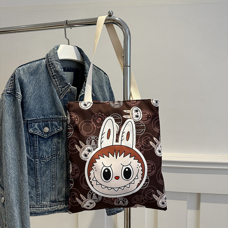Women's Cartoon Automobiles Curtain Cloth Peripheral Tuition Shoulder Bags