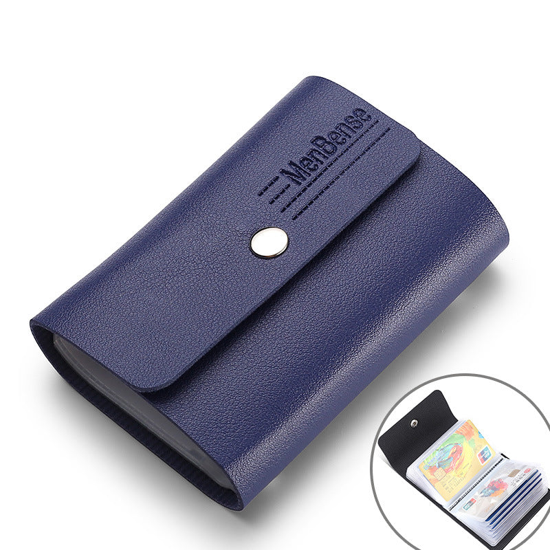 Women's & Men's Large Capacity Swiping Storage Multiple Slots Card Holder