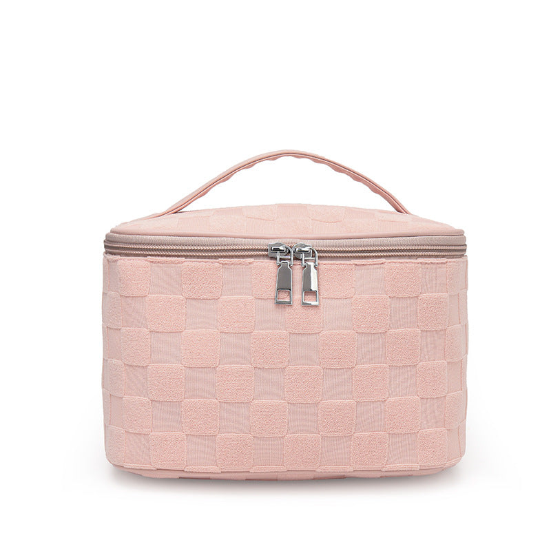 Plaid Cosmetics Storage High-grade Portable Super Hot Cosmetic Bags