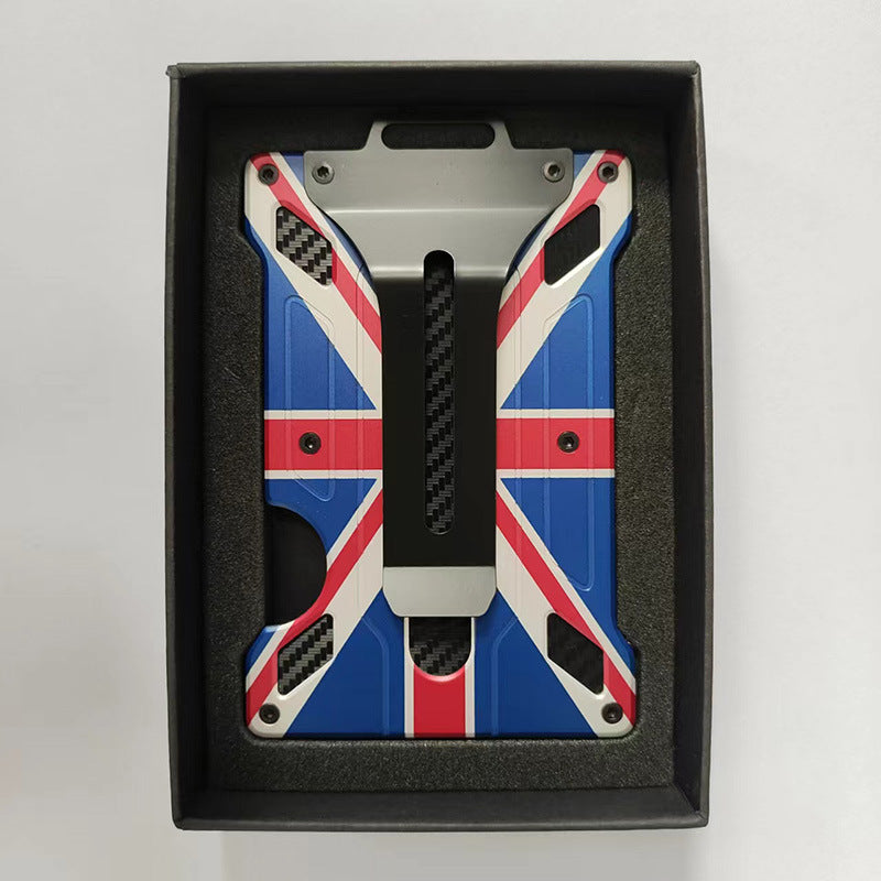 Alloy Transparent Badge Metal Work Permit Card Holder