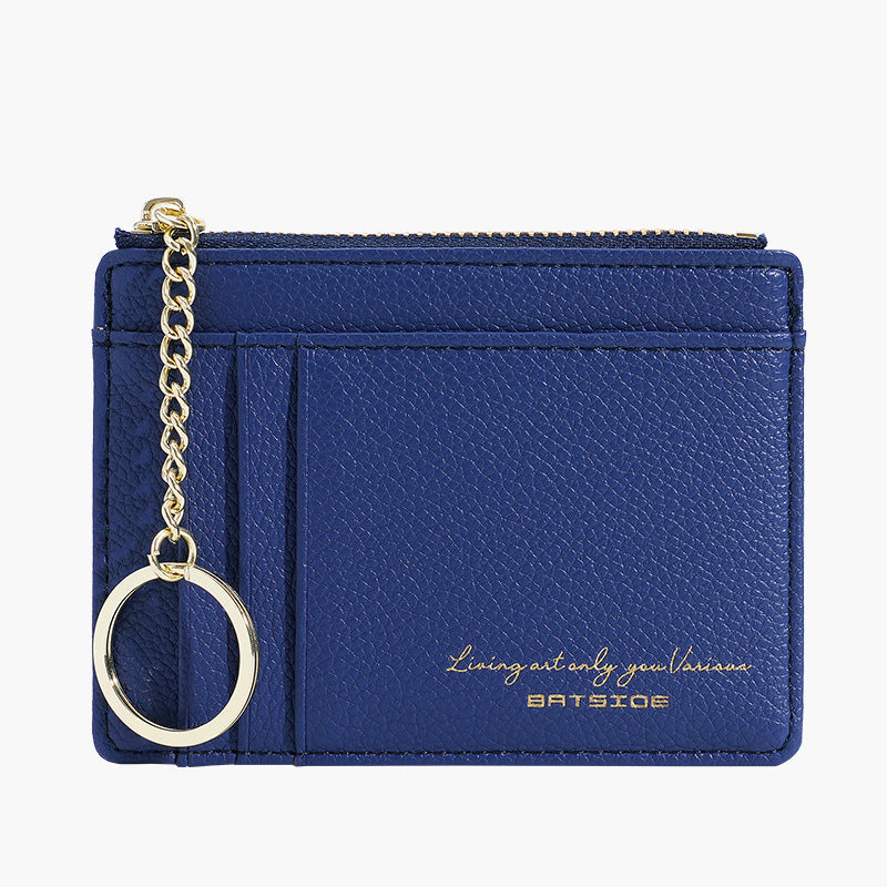 Women's Mini Zipper Multiple Slots Function Ladies Wallets