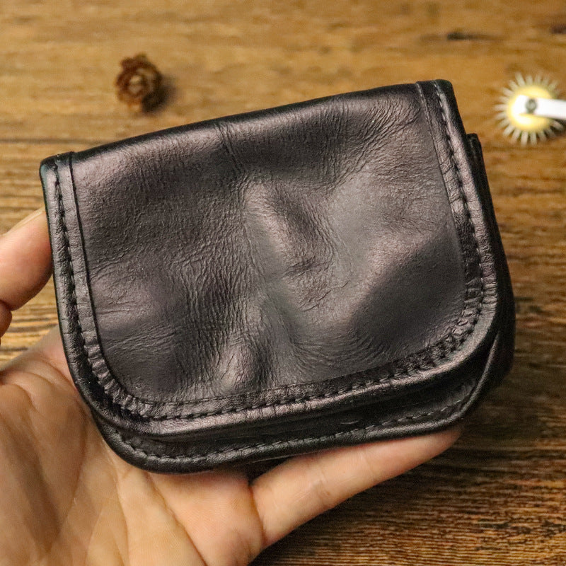 Women's Color Cowhide Retro Driving License Ladies Wallets