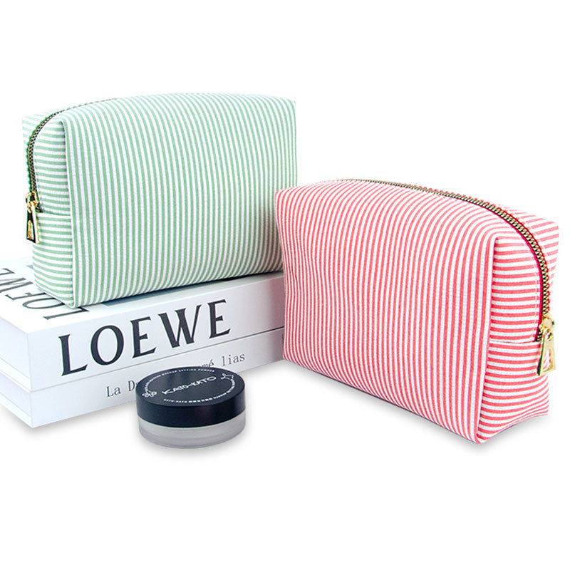 Seersucker Portable Outing Beauty Indian Style Bags