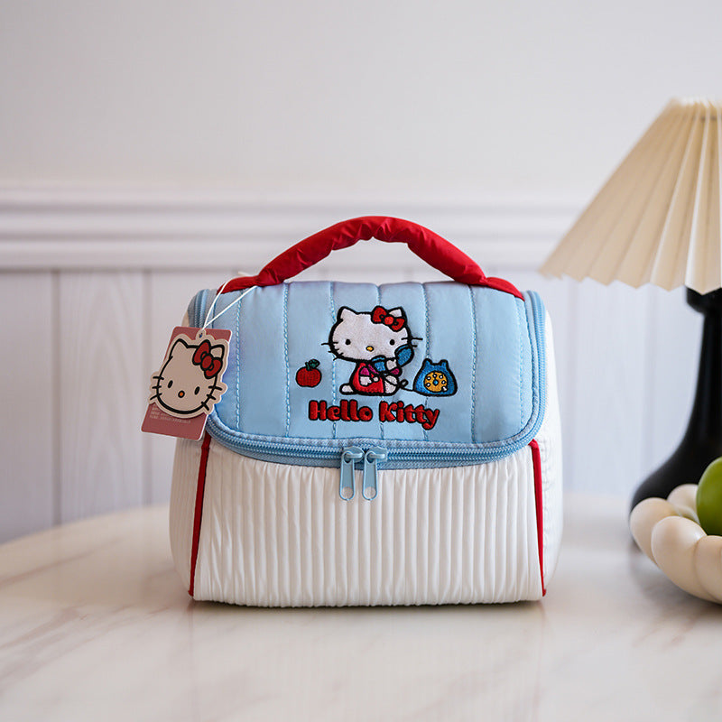 Cute Three-dimensional Cabin Storage Large Capacity Makeup Bag