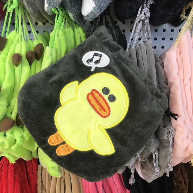 Women's & Men's & Plush Cute Drawstring Korean Mobile Coin Purses