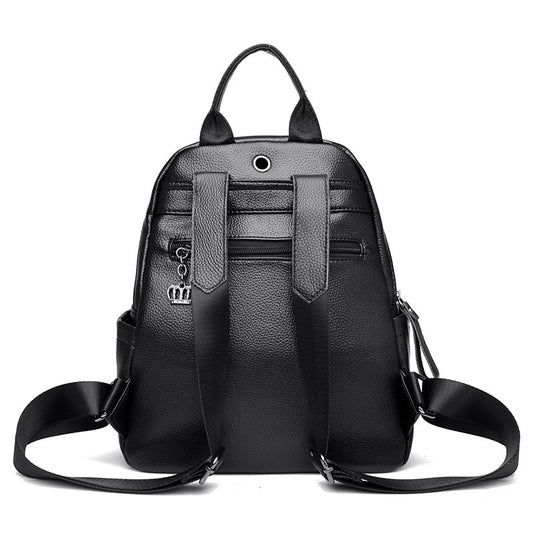 Women's Popular Soft Leather Fashionable Fashion Backpacks