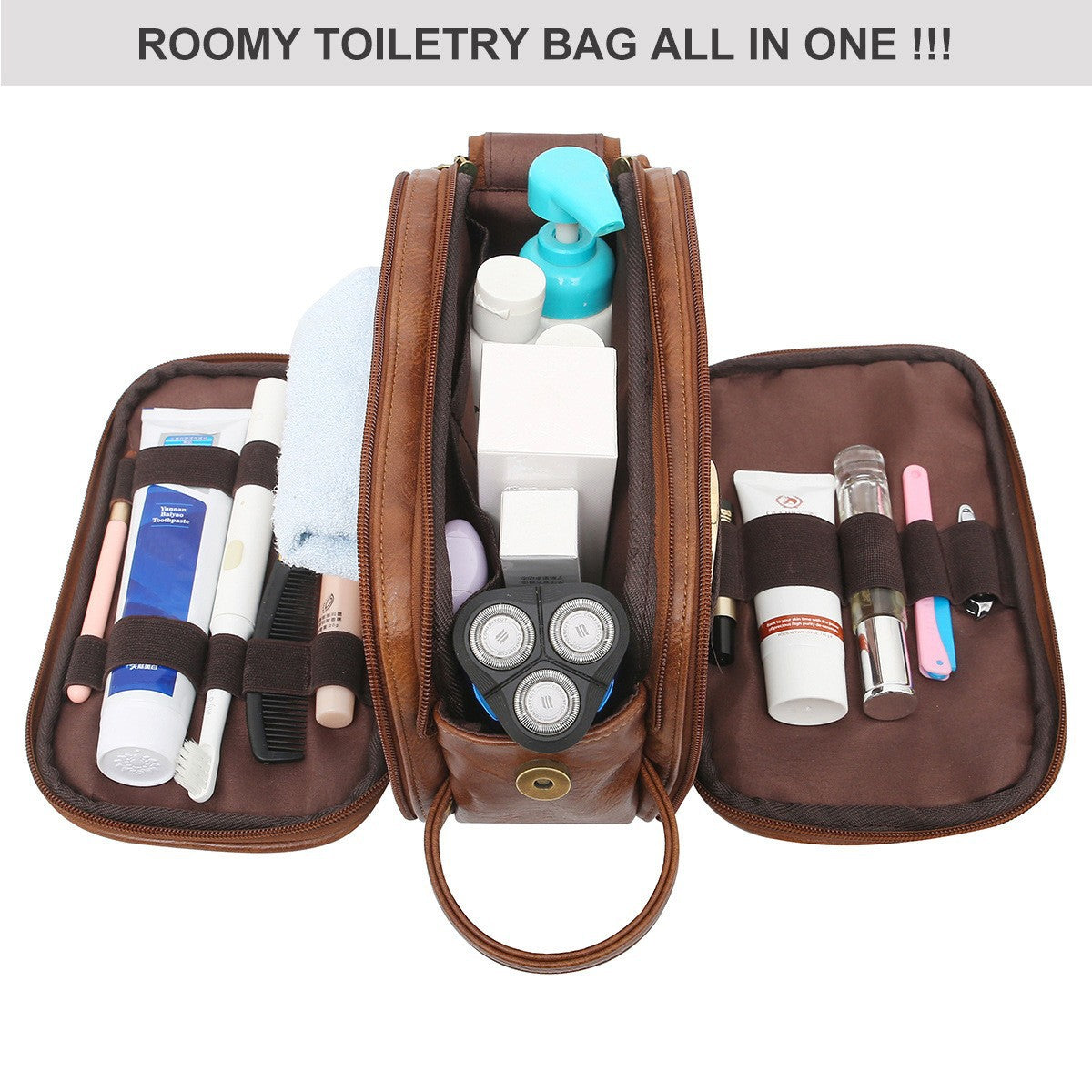 Men's Slouchy Beautiful Popular Toiletry Storage Cosmetic Bags