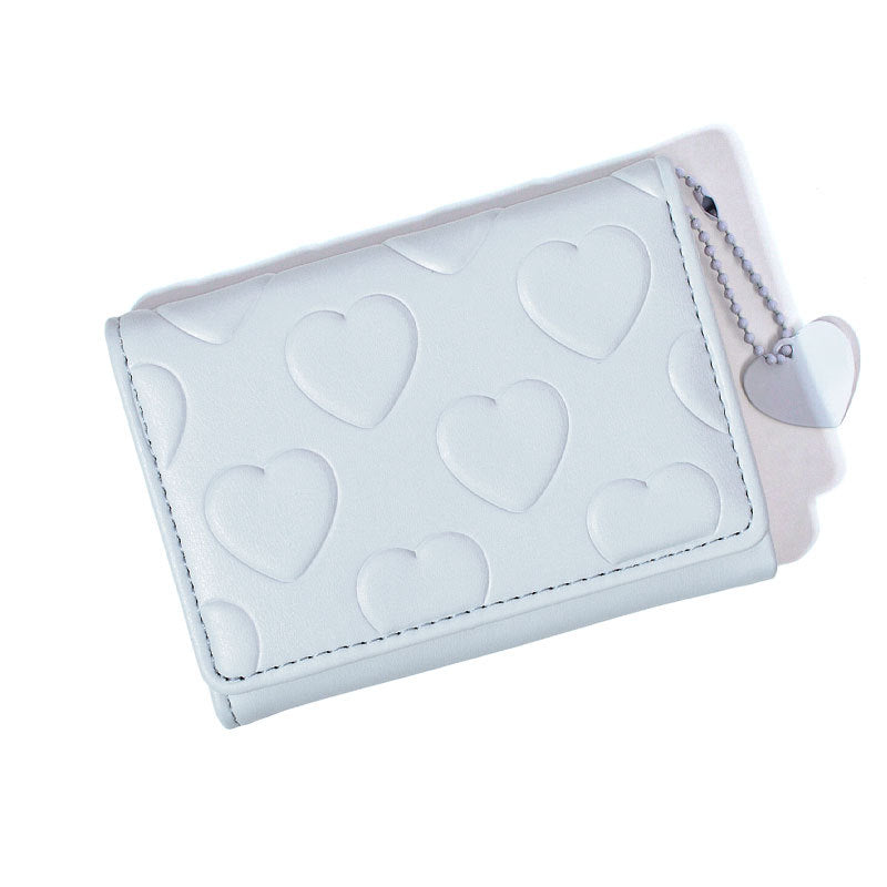 Korean Style Cute Refreshing Trifold Niche Ladies Wallets