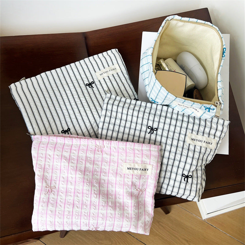Fresh Large Capacity Portable Skin Care Buggy Liner Makeup Bag