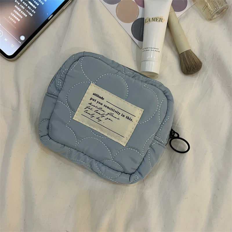 Cute Mini Portable Candy Color Buggy Cosmetic Bags