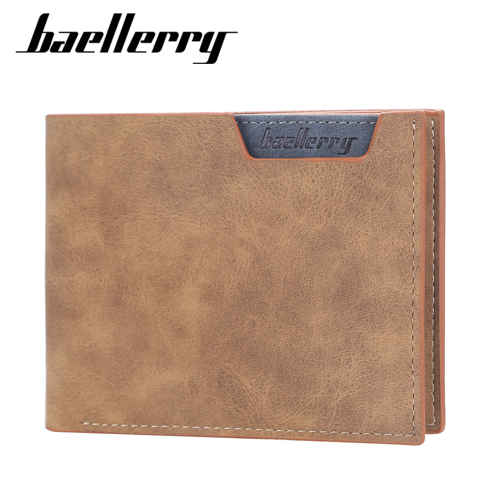 Men's Short Korean Style Multiple Slots High Men's Wallets