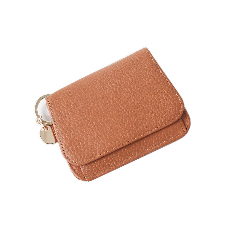 Women's Korean Genuine Leather Short Cowhide High-grade Purses
