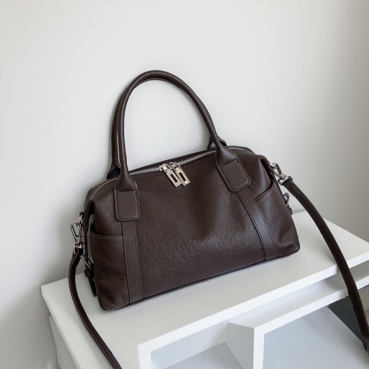 Women's Genuine Leather Simple Fashion Large Capacity Women's Shoulder Bag