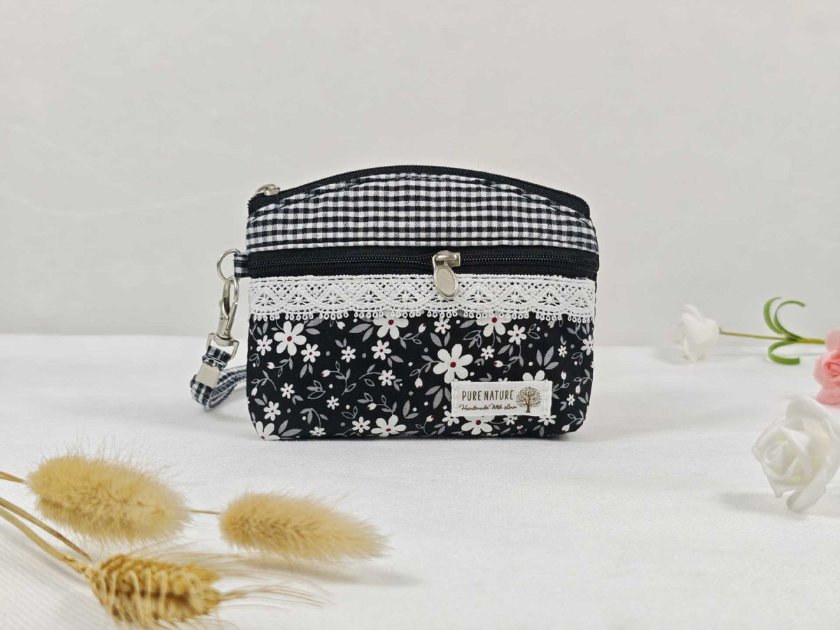 Women's Sweet Floral Cotton Storage Daily Matching Ladies Wallet