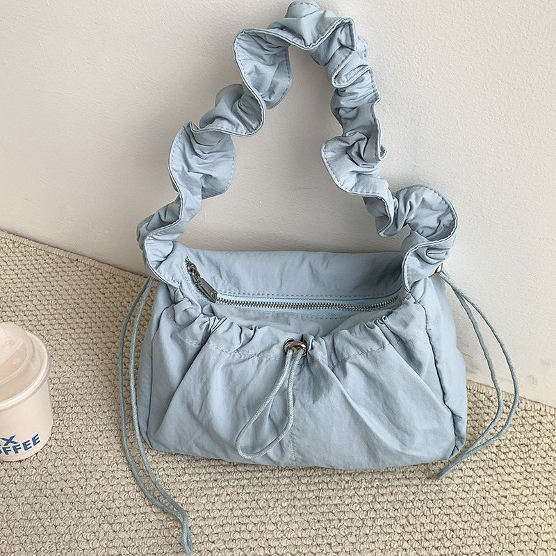 Pleated Underarm Cloud Simple Graceful Korean Shoulder Bags