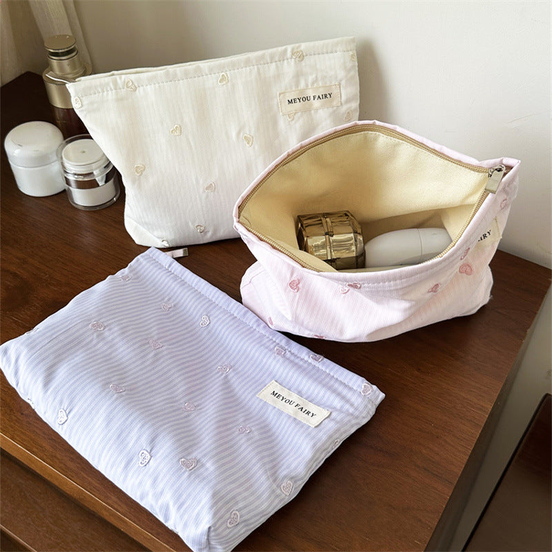 Trendy Comfortable Fresh Portable Buggy Insert Makeup Bag