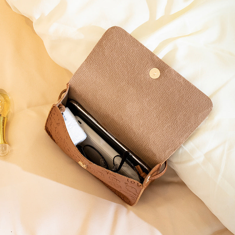 Women's Summer Fashion Embossing Female Korean Chain Small Square Bags