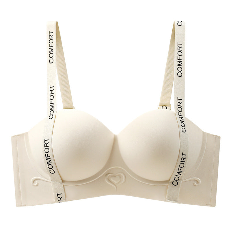 Women's Push Up Big Upper Support Upright Seamless Wireless Lingerie Sets