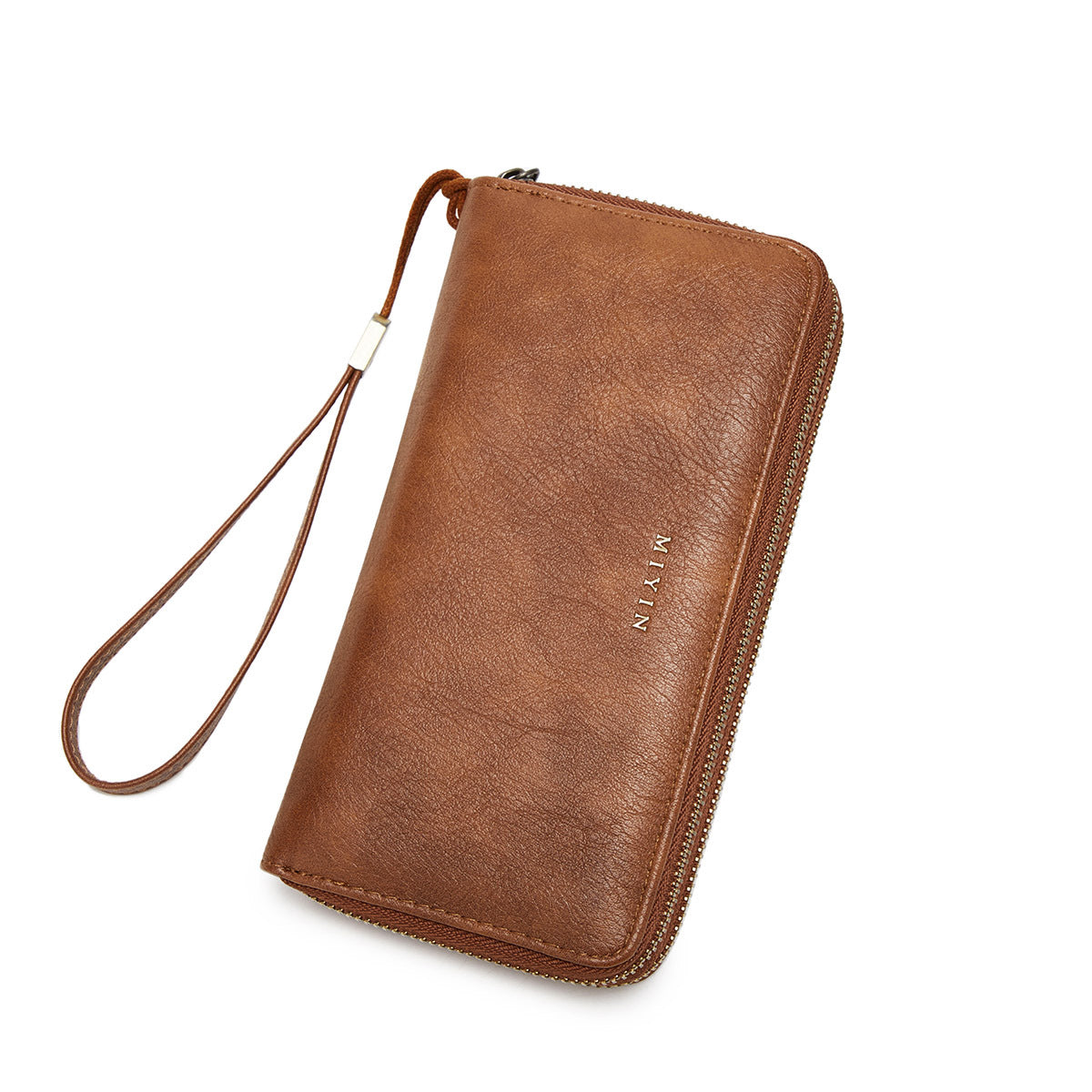 Women's Swiping Double Zipper Retro Long Ladies Wallet
