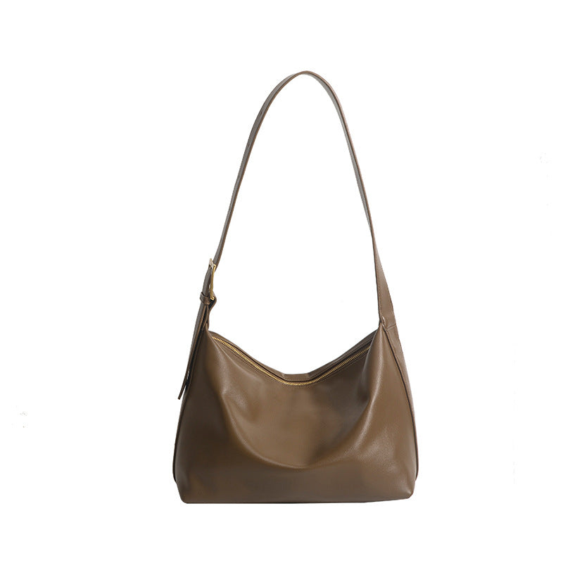 Women's Capacity Totes High-grade Pure Color Wide Crossbody Bags