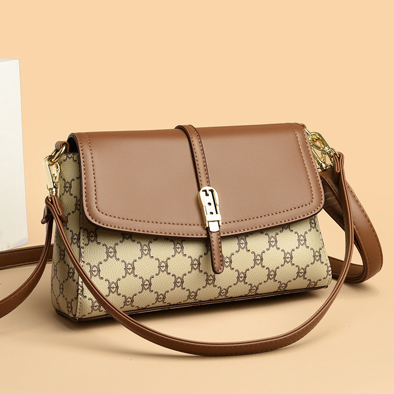 Trendy Comfortable Women's Charming Contrast Color Shoulder Bags