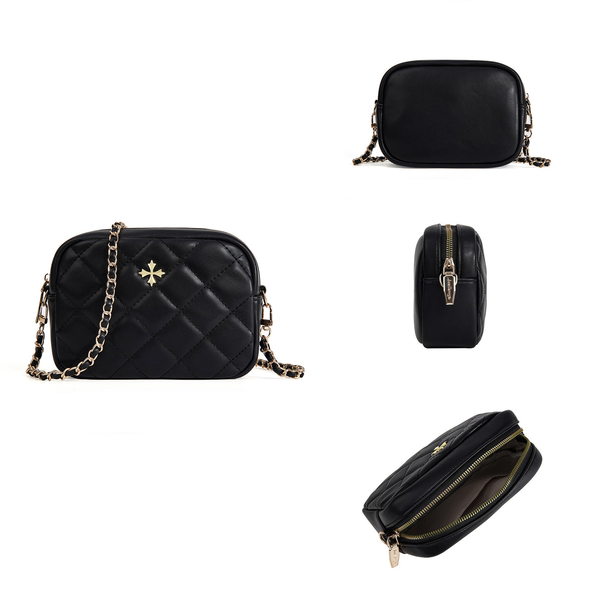 Women's Lady's Fashion Large Capacity High-grade Zipper Women's Messenger Bag