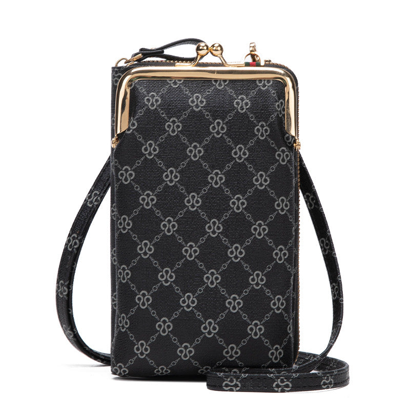 Women's Cell Fashion Presbyopic Zipper Mini Phone Bags