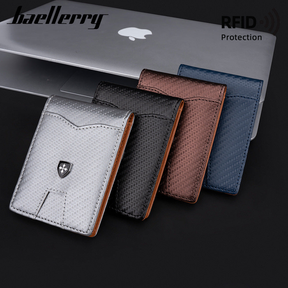 Men's Business Two-fold Usd Clip Handmade Men's Wallets