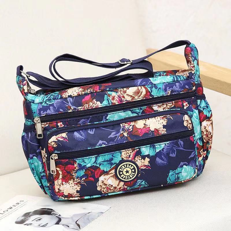 Women's Floral Cloth Stall Night Market Large Crossbody Bags