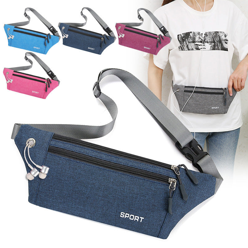 Women's & Men's & Summer Thin Personal Exercise Mobile Men's Waist Packs