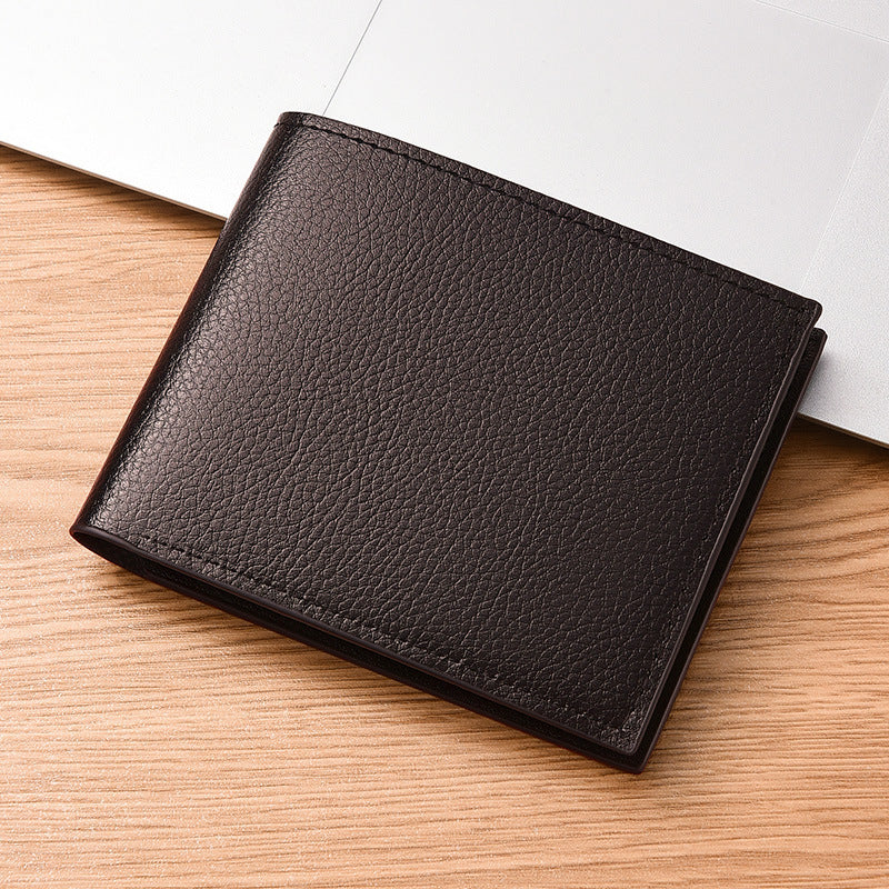 Women's & Men's Two-fold Short Business Large Capacity Driving Men's Wallet